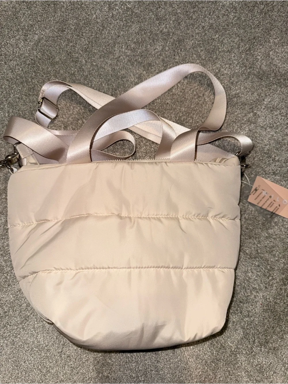 WILO Quilted Puffer Shoulder Bag NWT Crossbody Tote